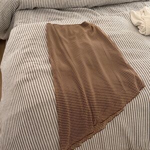 Princess Polly Brown Asymmetrical Skirt